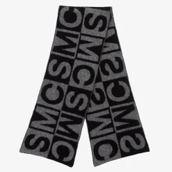 Stella McCartney Kids Boys Black & Grey SMC Scarf Sale