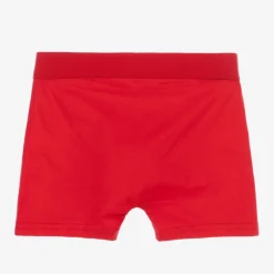 HUGO Boys Black & Red Cotton Boxer Shorts (2 Pack) Online