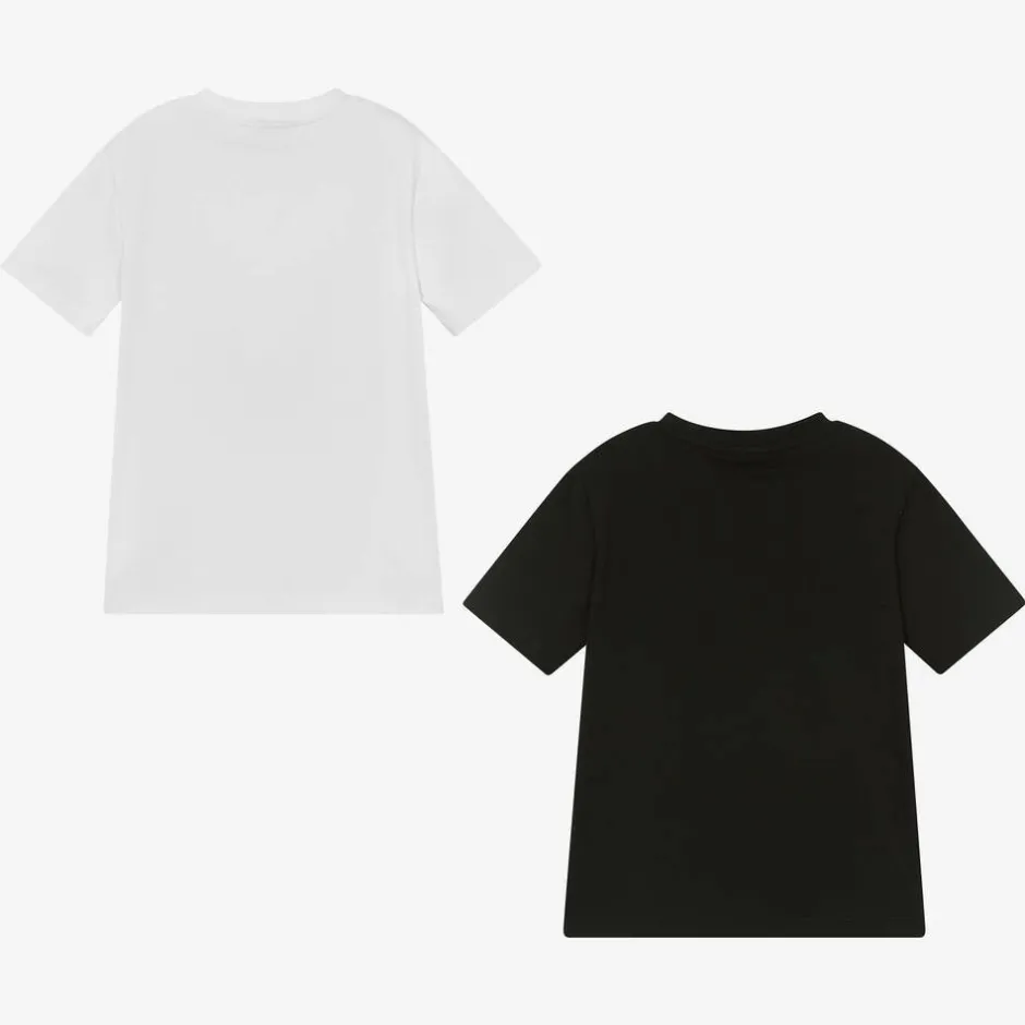 BOSS Boys Black & White T-Shirts (2 Pack) Sale
