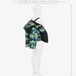 Pilguni Boys Black Abstract Print Ski Jacket Hot