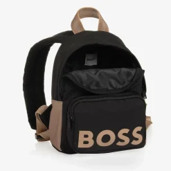 BOSS Boys Black Backpack (25cm) Hot