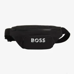 BOSS Boys Black Belt Bag (27cm) Outlet