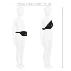 BOSS Boys Black Belt Bag (27cm) Outlet