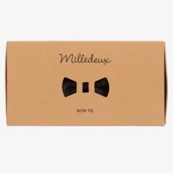 Milledeux Boys Black Bow Tie (10cm) Hot