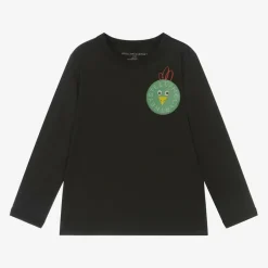 Stella McCartney Kids Boys Black Chicken Logo T-Shirt Discount