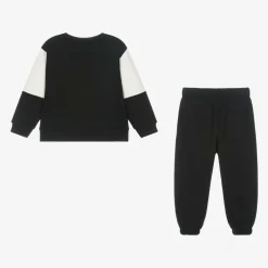 Calvin Klein Boys Black Colourblock Tracksuit New
