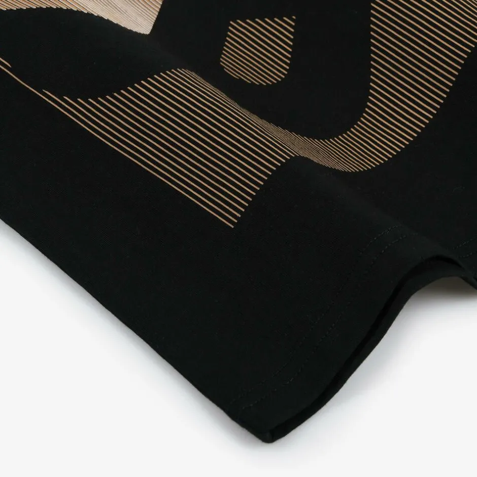 BOSS Boys Black Cotton Double B T-Shirt