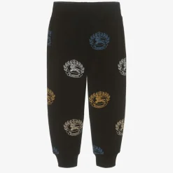 Burberry Boys Black Cotton Logo Joggers Sale
