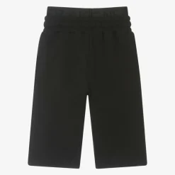 AIGNER Boys Black Cotton Shorts Best