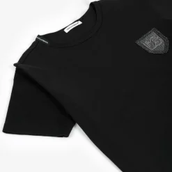 Dolce amp; Gabbana Boys Black Cotton T-Shirt
