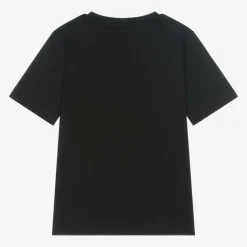 BOSS Boys Black Cotton T-Shirt Best