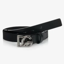 Dolce amp; Gabbana Boys Black DG Belt Hot