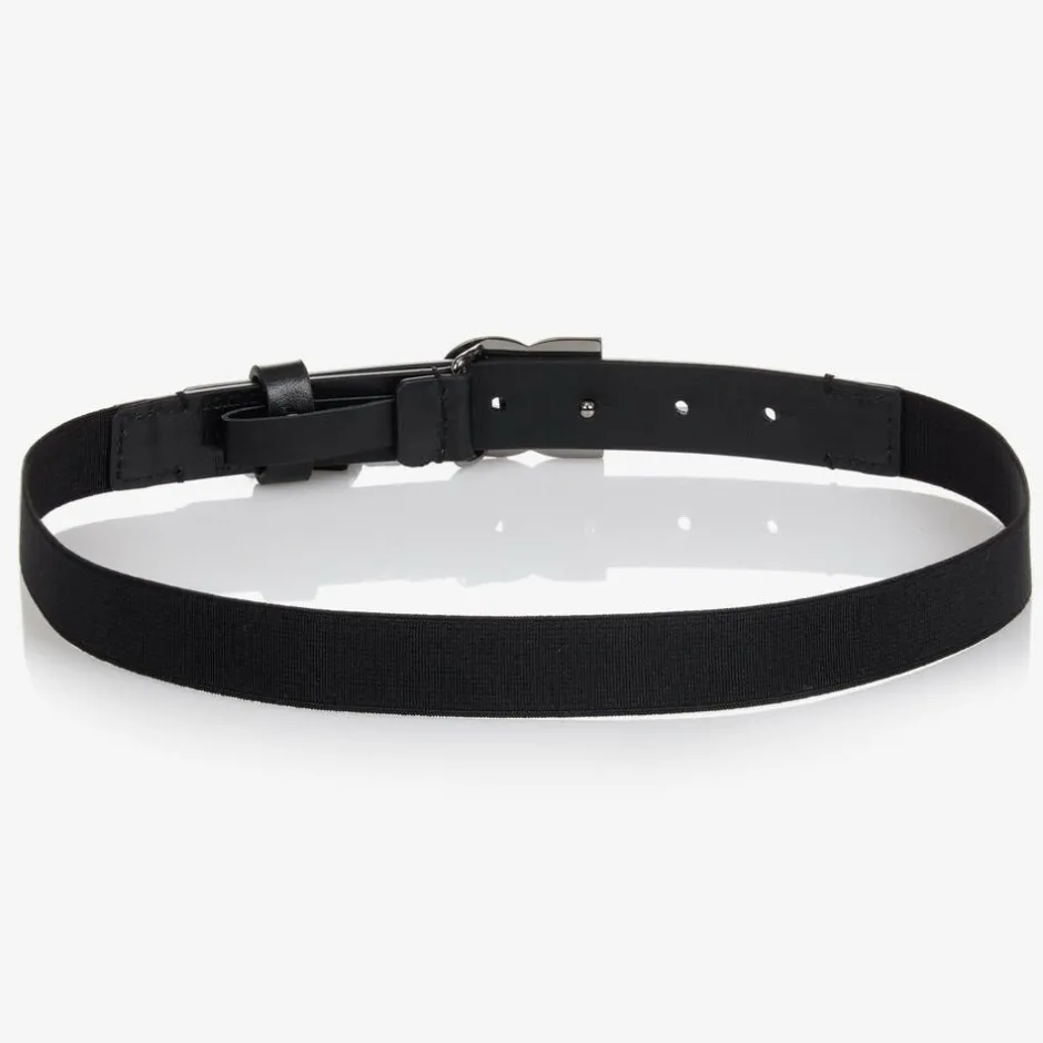 Dolce amp; Gabbana Boys Black DG Belt Hot