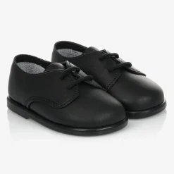 Early Days Boys Black First Walker Shoes Discount