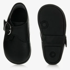 Early Days Boys Black First-Walker Shoes Sale