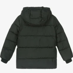 Calvin Klein Boys Black Hooded Puffer Jacket