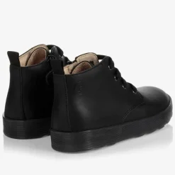 Falcotto by Naturino Boys Black Leather Ankle Boots Best
