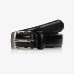 Romano Boys Black Leather Belt Outlet