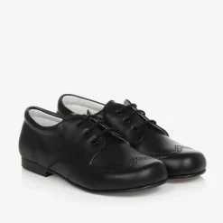 Childrens Classics Boys Black Leather Brogues Online