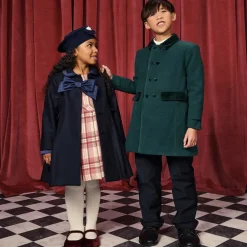 Childrens Classics Boys Black Leather Shoes Discount