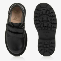 Geox Boys Black Leather Shoes Best
