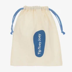 Tip Toey Joey Boys Black Leather Velcro Trainers Online