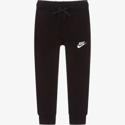 Nike Boys Logo Joggers Black Hot