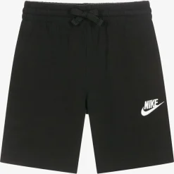 Nike Boys Black Logo Shorts New