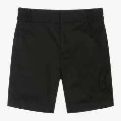 Burberry Boys Black Logo Shorts
