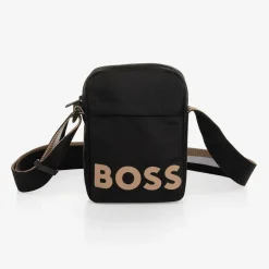 BOSS Boys Black Messenger Bag (19cm) Hot