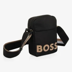BOSS Boys Black Messenger Bag (19cm) Hot