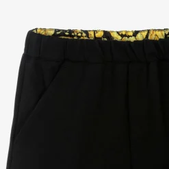 Versace Boys Black Milano Jersey Shorts Sale