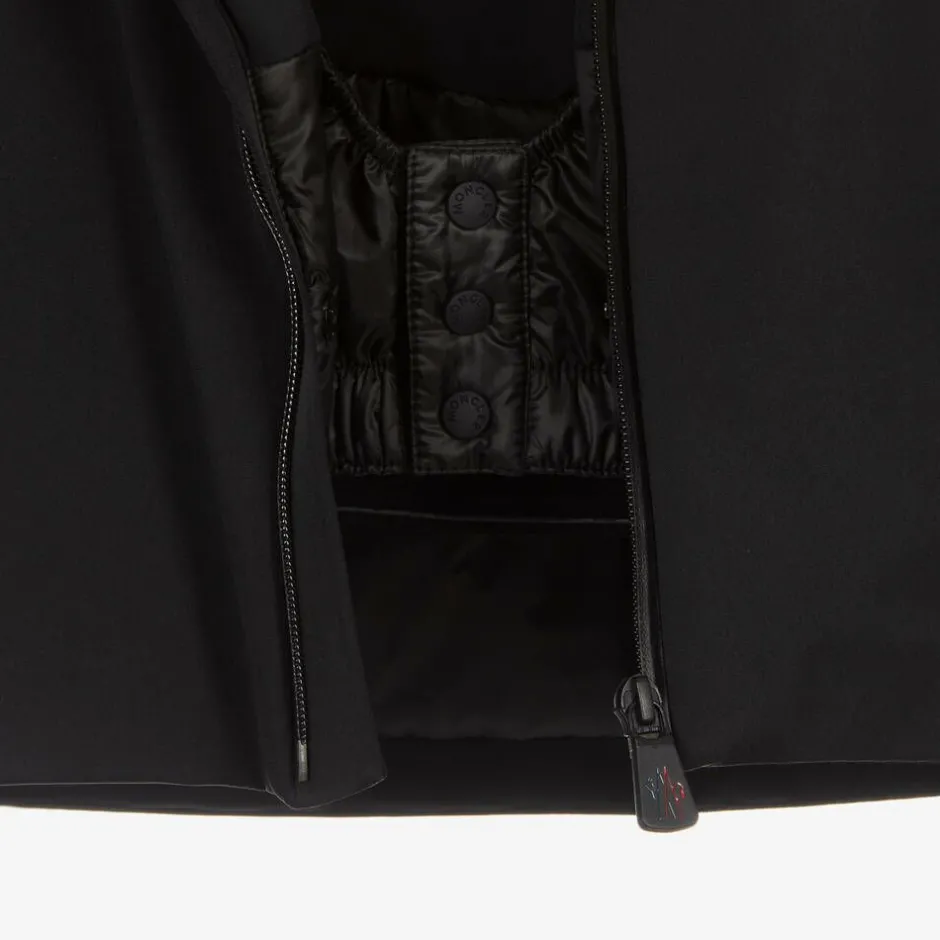 Moncler Enfant Boys Black Moriond Ski Jacket Online