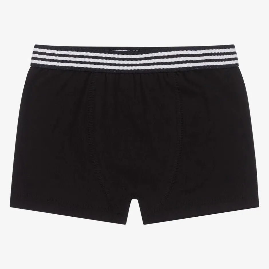 Childrensalon Essentials Boys Black Organic Boxer Briefs (5 Pack) Discount