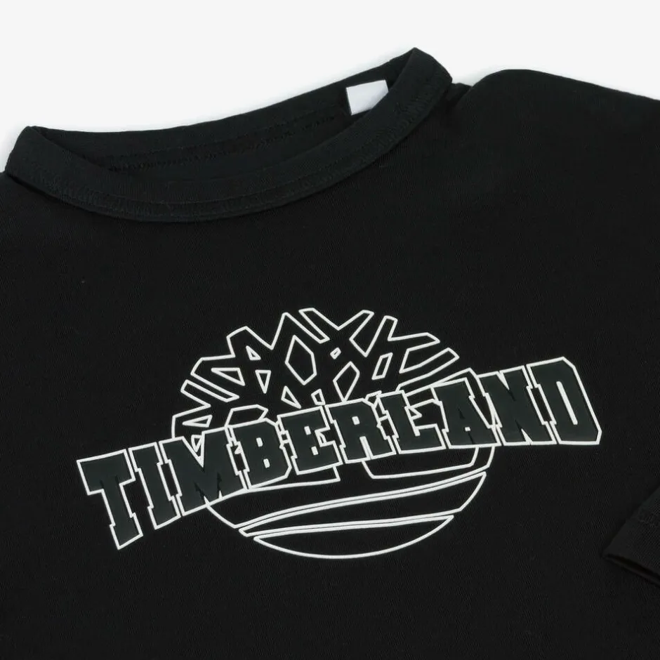Timberland Boys Black Organic Cotton Top Discount