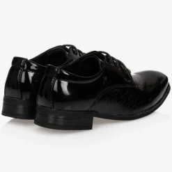 Romano Boys Black Patent Shoes Sale