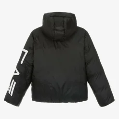EA7 Emporio Armani Boys Black Puffer Jacket Sale