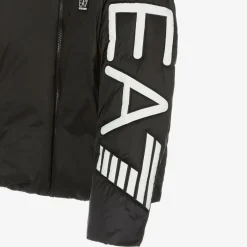 EA7 Emporio Armani Boys Black Puffer Jacket Sale
