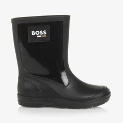 BOSS Boys Black Rain Boots Sale