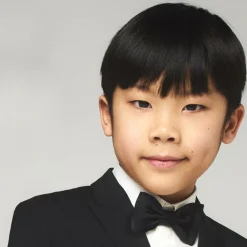 Dolce amp; Gabbana Boys Black Silk Bow Tie Online