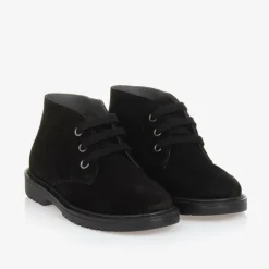 Naturino Boys Black Suede Leather Ankle Boot Online