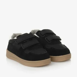 Mayoral Boys Black Suede Leather Trainers Discount