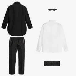Romano Boys Black Tuxedo Suit Sale