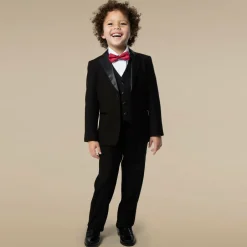 Romano Boys Black Tuxedo Suit Clearance