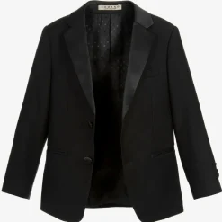 Romano Boys Black Tuxedo Suit Clearance