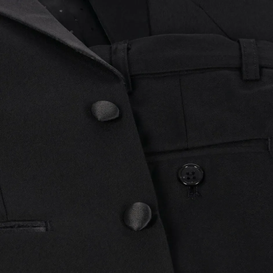 Romano Boys Black Tuxedo Suit Clearance