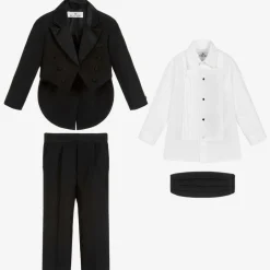 Beau KiD Boys Black Tuxedo Suit Clearance
