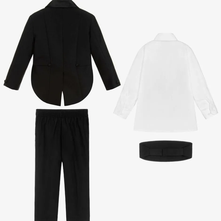 Beau KiD Boys Black Tuxedo Suit Clearance