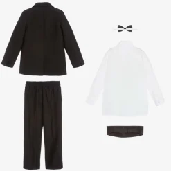 Beau KiD Boys Black Tuxedo Suit Discount