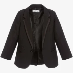 Beau KiD Boys Black Tuxedo Suit Discount
